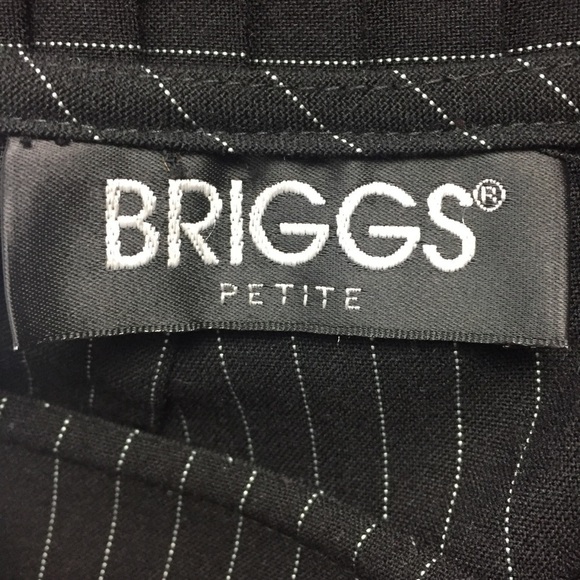 Briggs Trumpet Pinstripe Skirt Black Size 4 - Picture 6 of 8